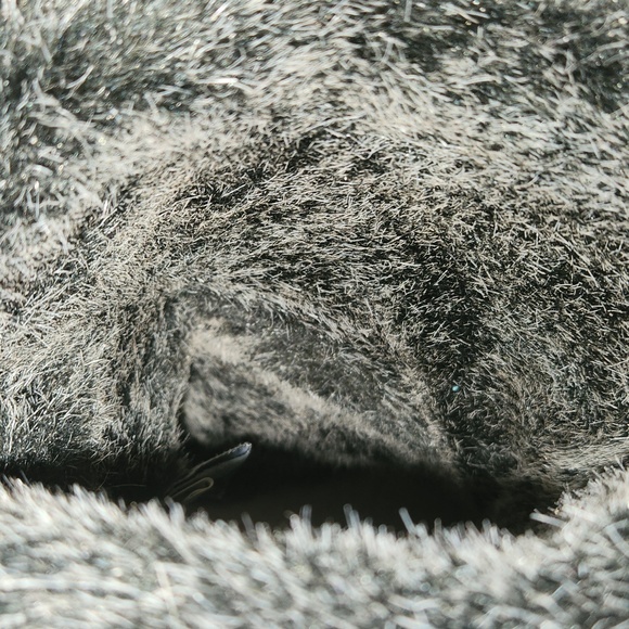 Black Patent Leather Fur Lined Boots - Picture 6 of 7